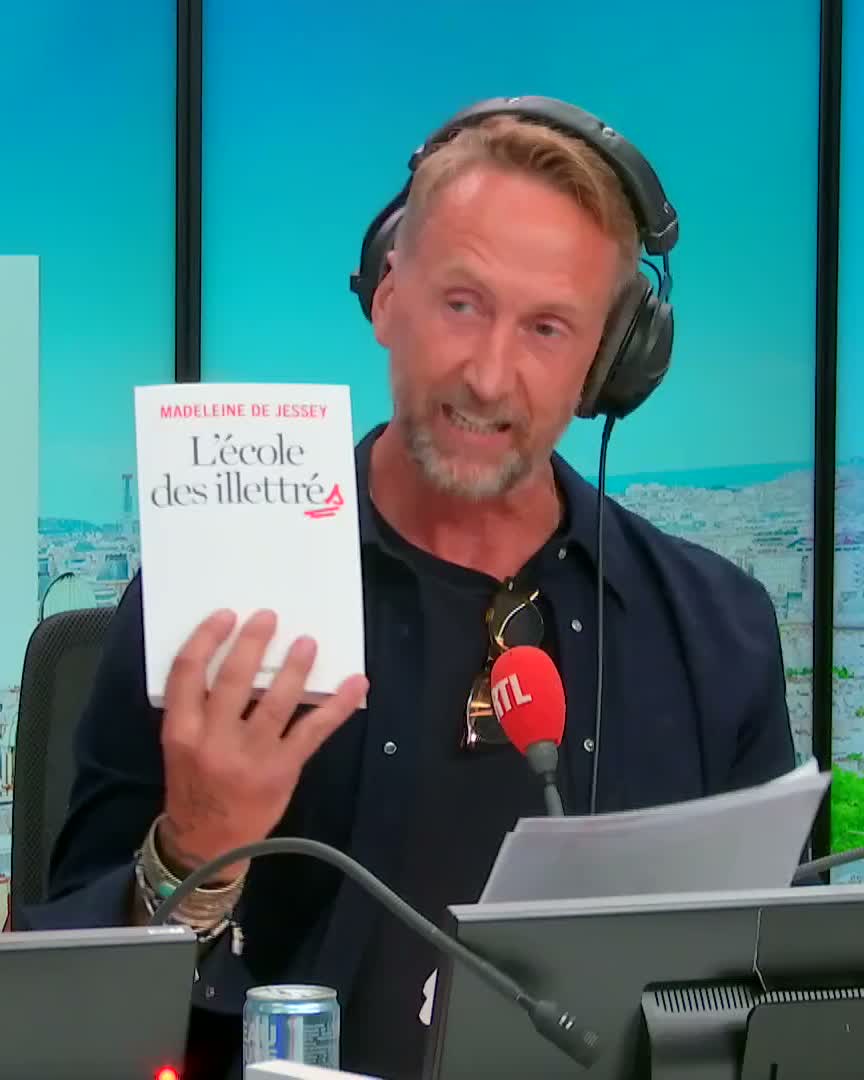 Philippe Caverivière présente L’École des illettrés de Madeleine de Jessey au micro de RTL