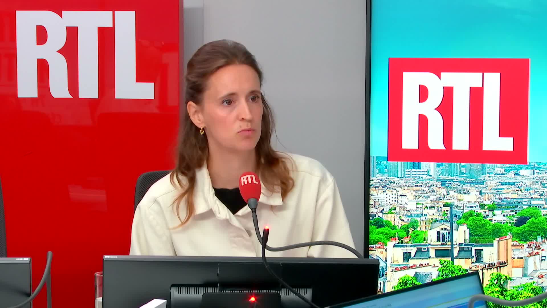 Madeleine de Jessey au micro de Céline Landreau dans RTL Matin